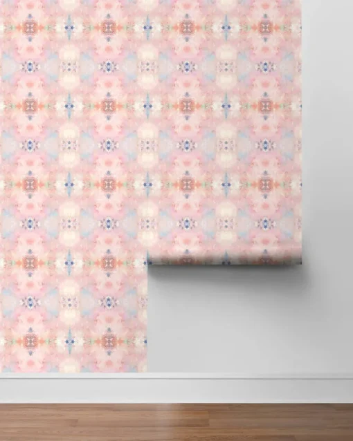 Daisy Bennett West Boulevard Collection Kaleidoscope Wallpaper - Pink