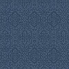 Damask Resource Library Cathedral Damask Wallpaper - Blue