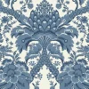 Damask Resource Library French Artichoke Wallpaper - Blue
