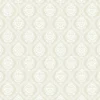 Damask Resource Library Petite Ogee Wallpaper - Beige
