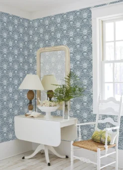 Disney Mickey Mouse Block Print Peel & Stick Wallpaper - Blue