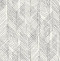 Drew & Jonathan Home Bryant Wallpaper - Black & White