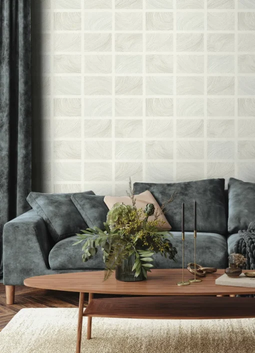 Drew & Jonathan Home Bronson Wallpaper - Ivory