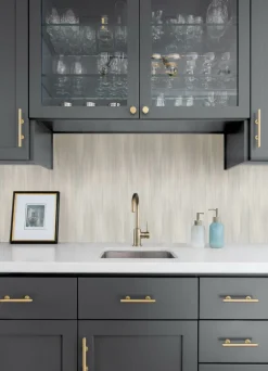 Drew & Jonathan Home Elysian Ikat Wallpaper - Stone