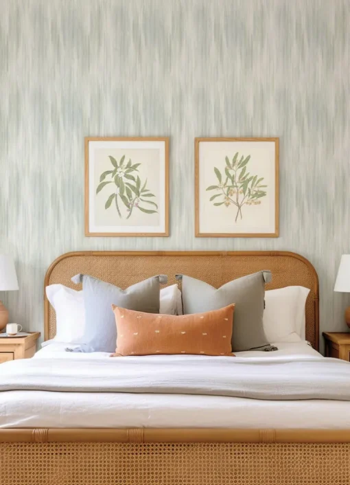 Drew & Jonathan Home Elysian Ikat Wallpaper - Sage