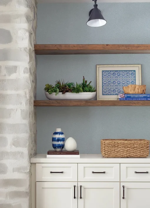 Drew & Jonathan Home Hollenback Wallpaper - Light Blue