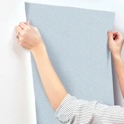 Drew & Jonathan Home Hollenback Wallpaper - Light Blue