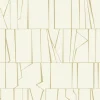 Drew & Jonathan Home Huntington Wallpaper - White & Gold