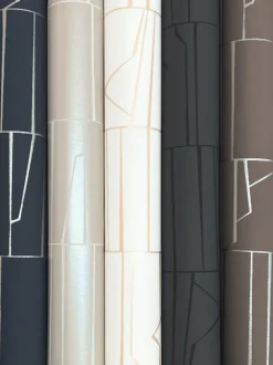 Drew & Jonathan Home Huntington Wallpaper - Indigo