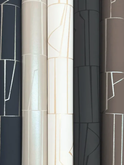 Drew & Jonathan Home Huntington Wallpaper - Indigo