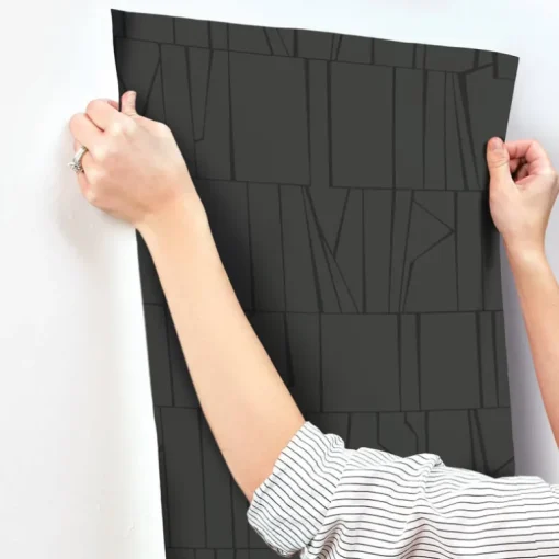 Drew & Jonathan Home Huntington Wallpaper - Charcoal
