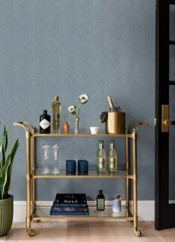 Drew & Jonathan Home Kallam Wallpaper - Light Blue
