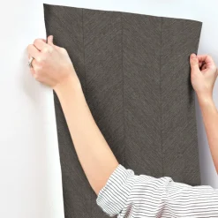 Drew & Jonathan Home Kallam Wallpaper - Espresso