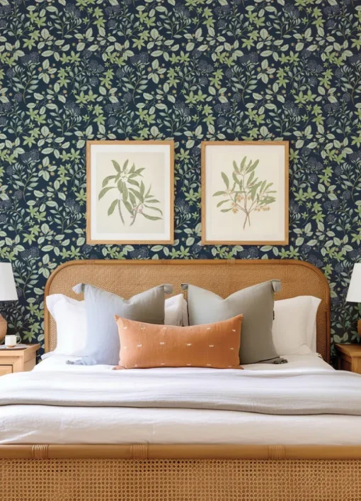 Drew & Jonathan Home Mildred Wallpaper - Indigo