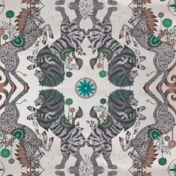 Emma J Shipley Wilderie Caspian Wallpaper - Gilver