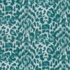 Emma J Shipley Wilderie Felis Wallpaper - Teal & Lime