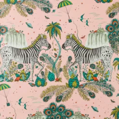 Emma J Shipley Wilderie Lost World Wallpaper - Pink