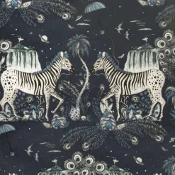 Emma J Shipley Wilderie Lost World Wallpaper - Navy