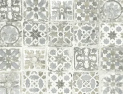 Encaustic Tile Peel & Stick Wallpaper - Gray