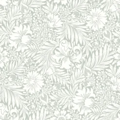 Erin & Ben Co. Modern Acanthus Peel & Stick Wallpaper - Vintage Duck Egg