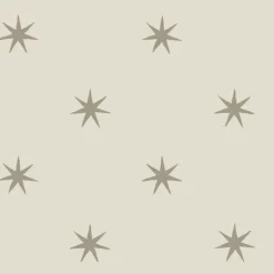 Erin & Ben Co. Star Splendor Peel & Stick Wallpaper - Wicker & Metallic Glint