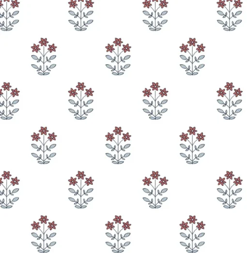 Erin Gates Kit Floral Wallpaper - Red
