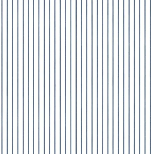 Erin Gates Oliver Simple Stripe Wallpaper - Navy