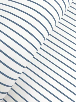 Erin Gates Oliver Simple Stripe Wallpaper - Navy