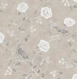 Erin Gates Wellesley Chinoiserie Wallpaper - Taupe