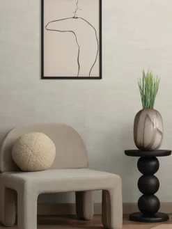 Formations Higher Ground Geo Wallpaper - Linen