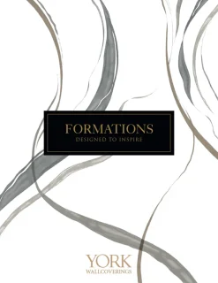 Formations Higher Ground Geo Wallpaper - Onyx