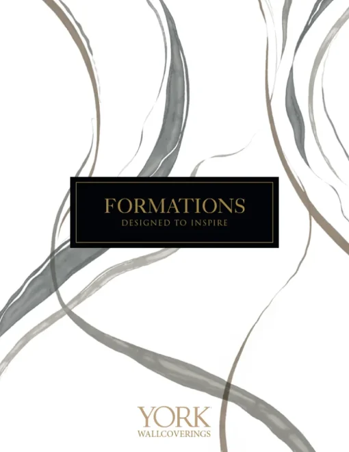 Formations Higher Ground Geo Wallpaper - Onyx