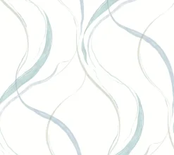 Formations Ink Flow Wallpaper - Seaglass
