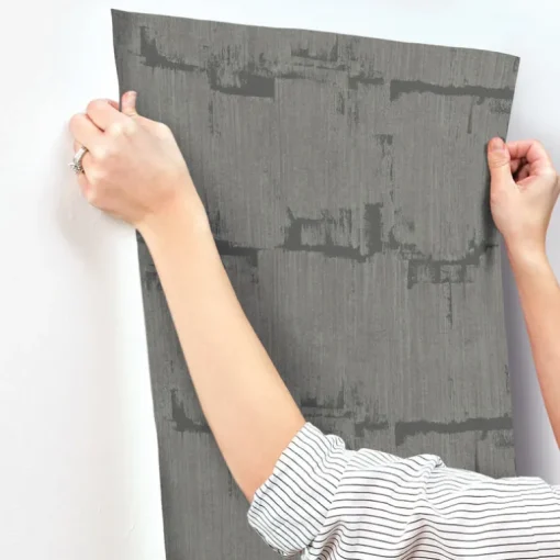 Formations Rhythm & Rhyme Wallpaper - Charcoal