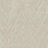 Formations Thatched Chevron Wallpaper - Linen