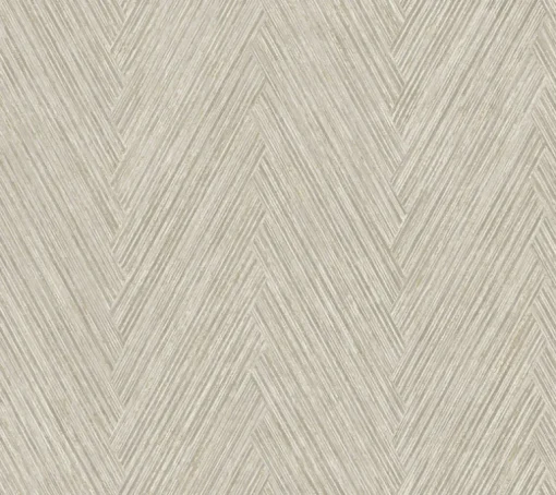 Formations Thatched Chevron Wallpaper - Linen