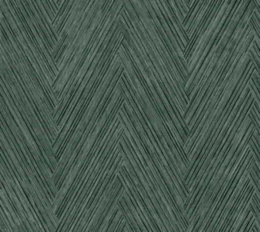 Formations Thatched Chevron Wallpaper - Bottle Green