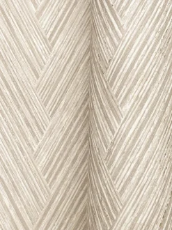 Formations Thatched Chevron Wallpaper - Linen
