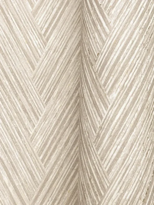 Formations Thatched Chevron Wallpaper - Linen