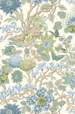 G P & J Baker Originals Little Magnolia Wallpaper - Willow