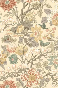 G P & J Baker Originals Little Magnolia Wallpaper - Powder