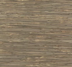 Grasscloth Resource Library River Grass Wallpaper - Brown & Black