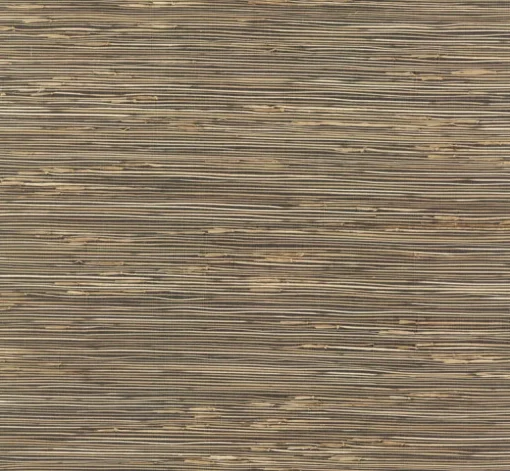 Grasscloth Resource Library River Grass Wallpaper - Brown & Black
