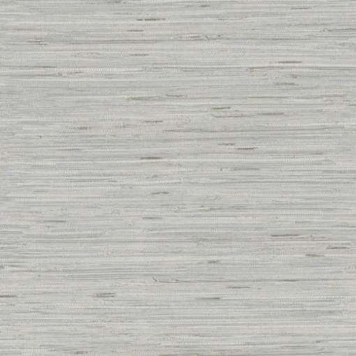 Grasscloth Resource Library Lustrous Grasscloth Wallpaper - Metallic Gray