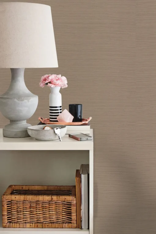 Grasscloth Resource Library Shining Sisal Wallpaper - Gold