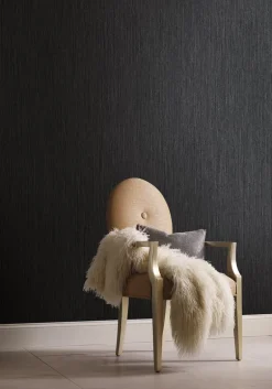 Grasscloth Resource Library Seagrass Wallpaper - Black