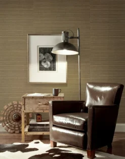Grasscloth Resource Library Abaca Weave Wallpaper - Brown