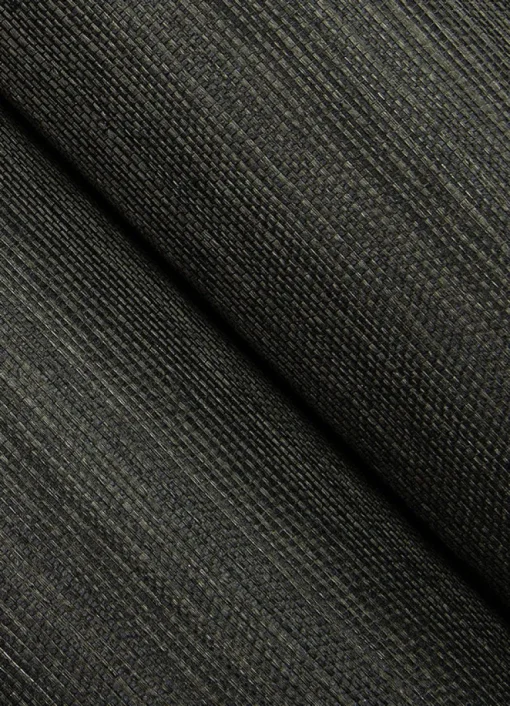Grasscloth Resource Library Sisal Wallpaper - Black