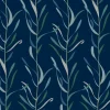 Greenhouse Chloe Vine Wallpaper - Indigo