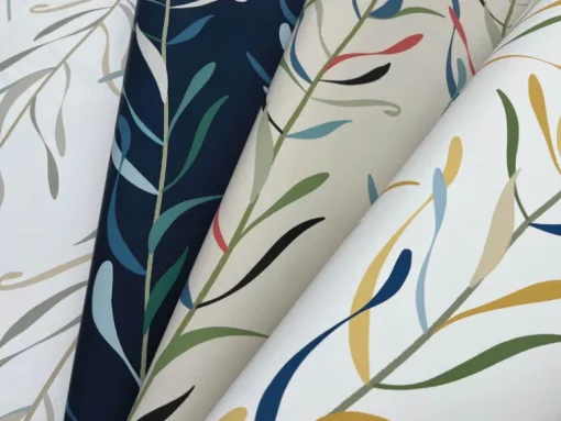 Greenhouse Chloe Vine Wallpaper - Indigo